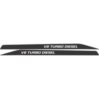 Bonnet Decals (Pair) for the Toyota LandCruiser Facelift 70 Series (2024-)