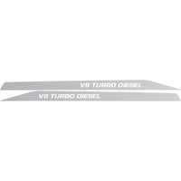 Bonnet Decals (Pair) for the Toyota LandCruiser Facelift 70 Series (2024-) (view 3)