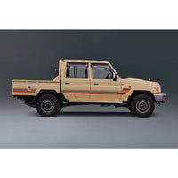 Decal Body Stripe Kit (Townsville) for the Toyota LandCruiser 79 Series Dual Cab (2012-) (view 10)