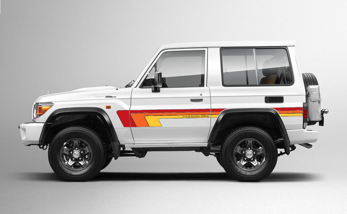 70 Series Land Cruiser Decal Body Stripe Kit (Ballina) -  71 Series (2023-)