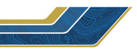 70 Series Land Cruiser Decal Body Stripe Kit (Limited Edition Topographic Renmark) - 76 Series (2007-)