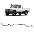 Extreme Duty 3" Turbo Back Exhaust for the Toyota LandCruiser 79 Series Single Cab (03/2007 - 10/2016) (view 4)