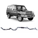 Extreme Duty 3" Turbo Back Exhaust for the Toyota LandCruiser 78 Series Troop Carrier (03/2007 - 10/2016) (view 2)