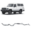Extreme Duty 3" Factory Dump Pipe Back Exhaust for the Toyota LandCruiser 78 Series 4.2L TD (01/2001 - 01/2007) (view 2)