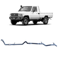 Extreme Duty 3" Exhaust for the Toyota LandCruiser 79 Series 4.2L 1HZ (10/1999 - 01/2007) (view 6)