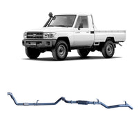 Extreme Duty 3" Exhaust for the Toyota LandCruiser 79 Series 4.2L 1HZ (10/1999 - 01/2007) (view 5)