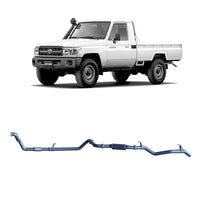 Extreme Duty 3" Exhaust for the Toyota LandCruiser 79 Series 4.2L 1HZ (10/1999 - 01/2007)