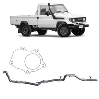 Extreme Duty 3" Exhaust for the Toyota LandCruiser 75/78 Series (view 12)