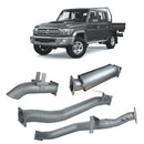 Extreme Duty 4" DPF Back Exhaust for the Toyota LandCruiser 79 Series Dual Cab (view 2)