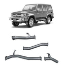 Extreme Duty 3" DPF Back Exhaust for the Toyota LandCruiser 76 Series Wagon (09/2016 - On) (view 2)