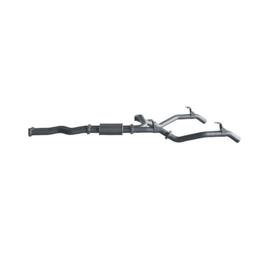 Extreme Duty 3" Twin DPF Back Exhaust for the Toyota LandCruiser 76 Series Wagon (11/2016 - On)