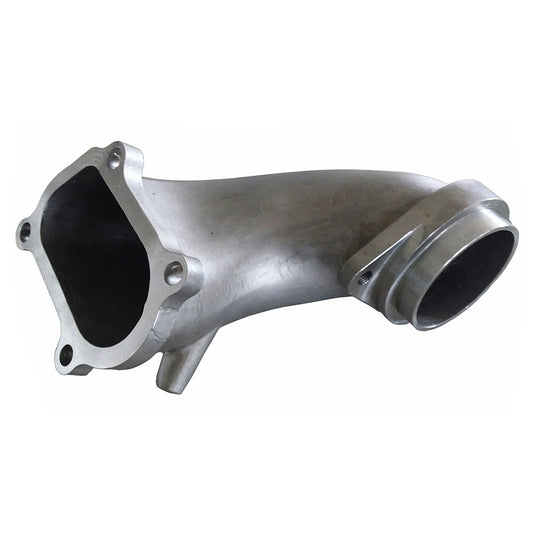 304 Cast Stainless Dump Pipe for the Toyota LandCruiser 78/79 Series 4.2L 1HD-FTE