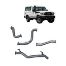 Extreme Duty 3" DPF Back Exhaust for the Toyota LandCruiser 78 Series Troop Carrier (11/2016 - On)